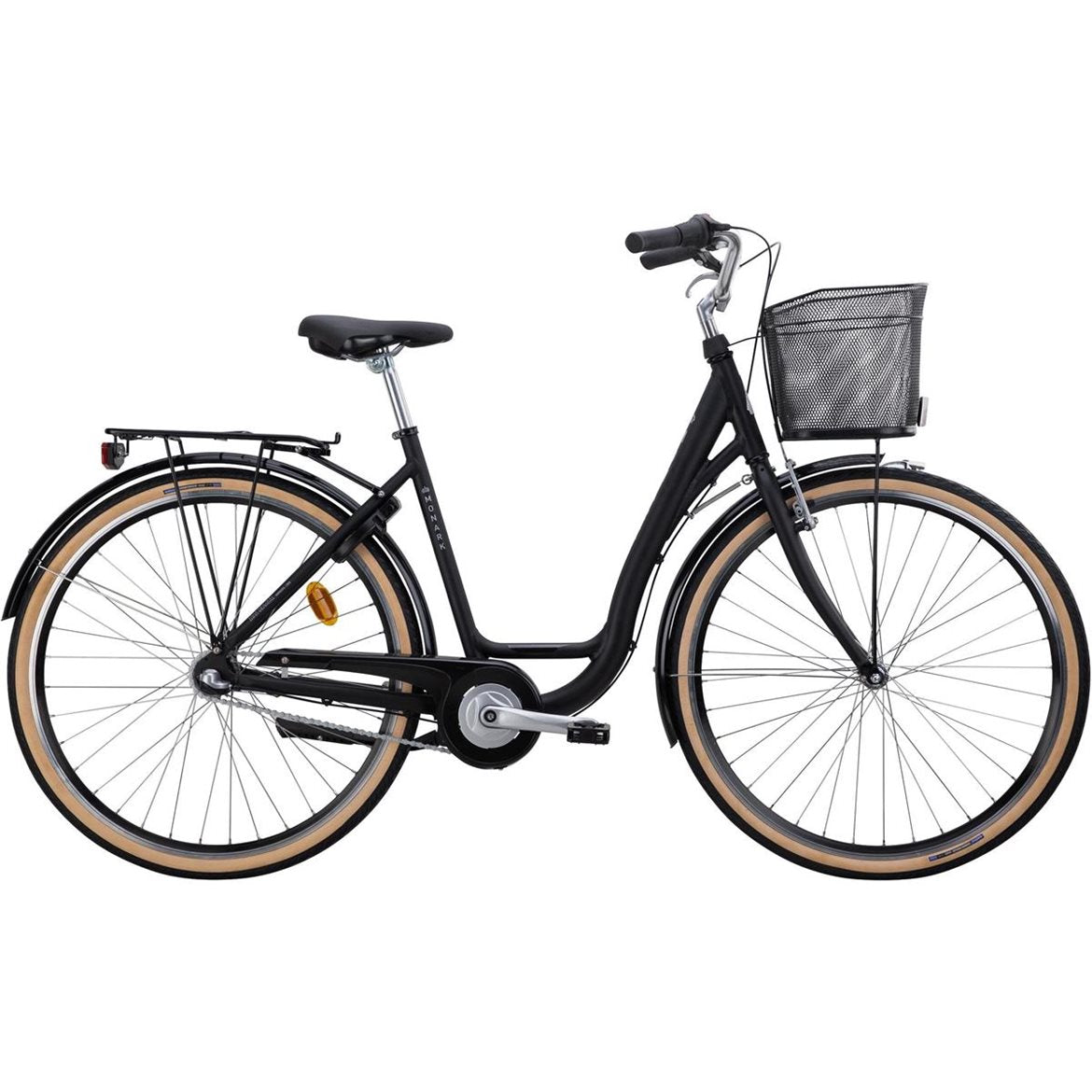 Damcykel Monark Emma 3-Växlar Svart