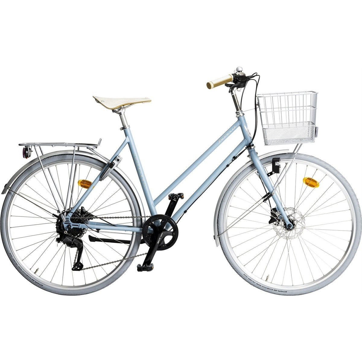 Damcykel Skeppshult Favorit Sport 9-Vxl Fjällblå Matt