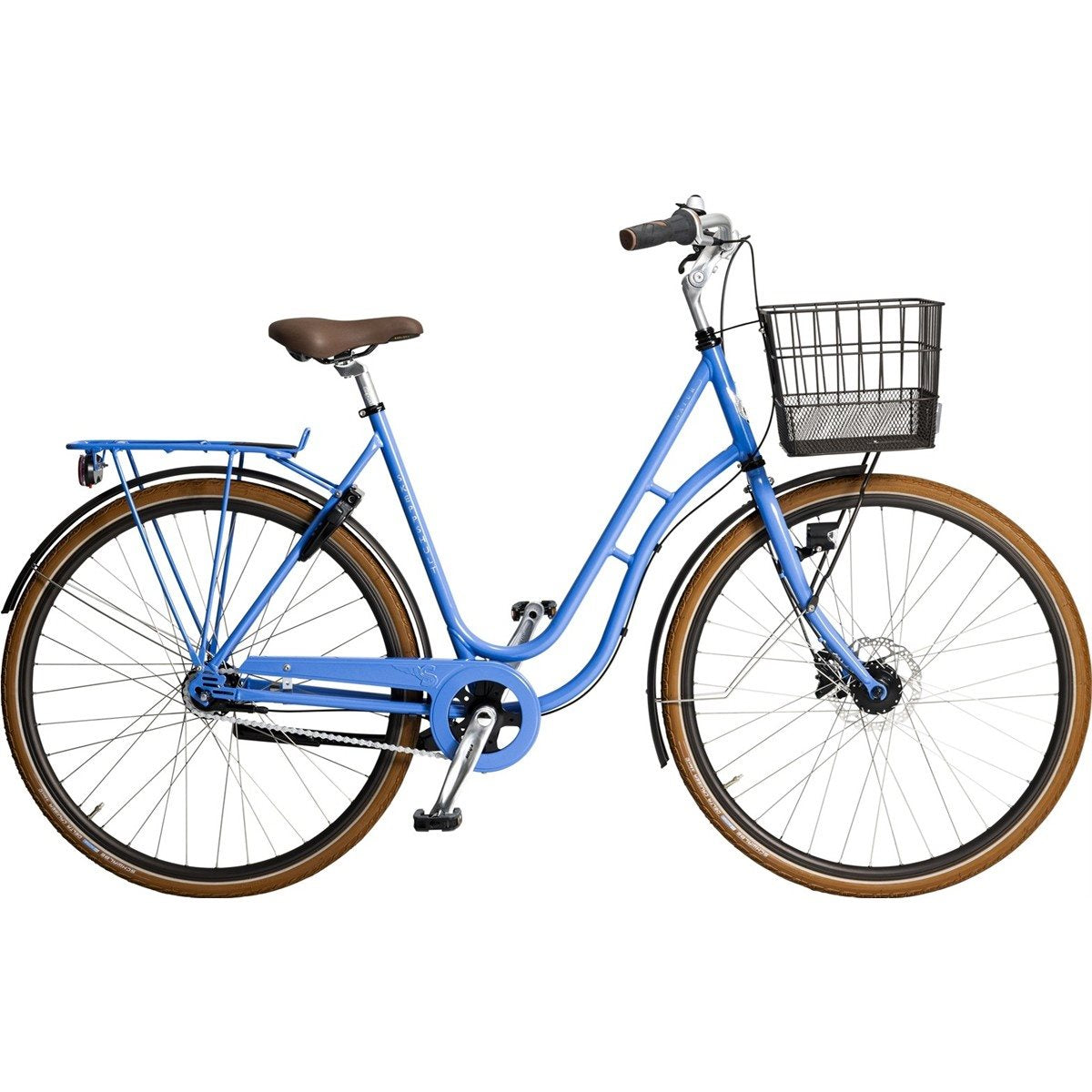 Damcykel Skeppshult Natur Colour 7-Vxl Bära Blå