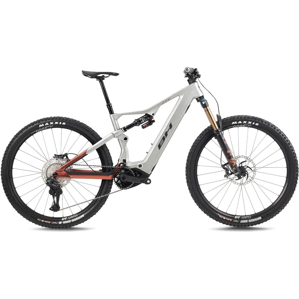 El MTB BH iLynx+ NX Trail Carbon 8.8 White/Dark Brown/Oxyde