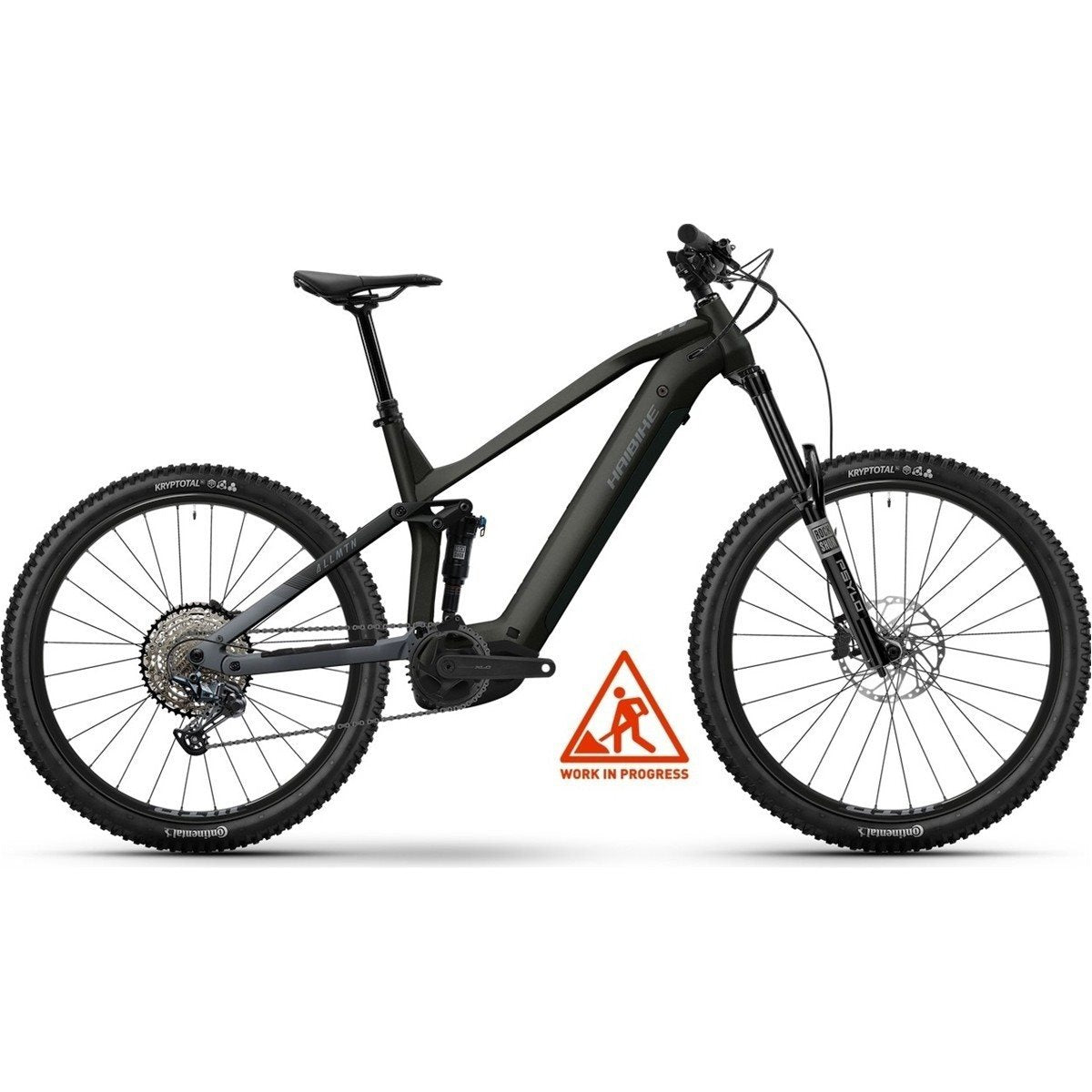 El MTB Haibike ALLMTN 2 Sparkling Black/Frosted Indigo