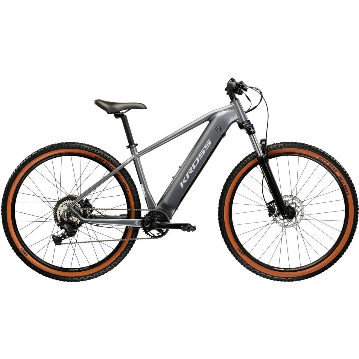 El MTB Kross Hexagon Boost 1.0 Grey