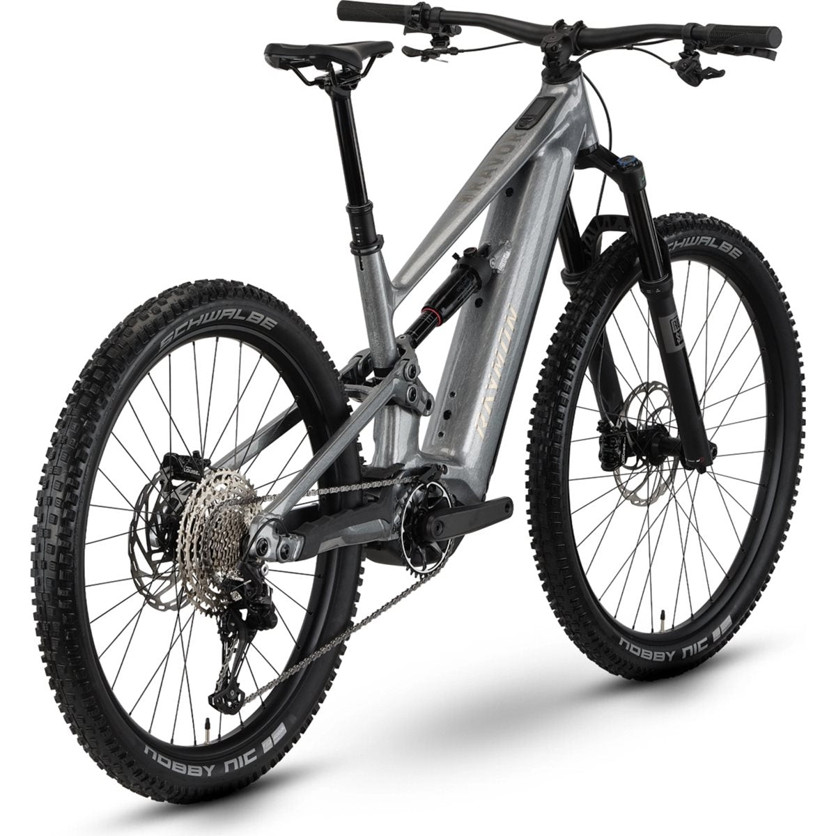 El MTB Raymon Ravor Comp Silver Marble