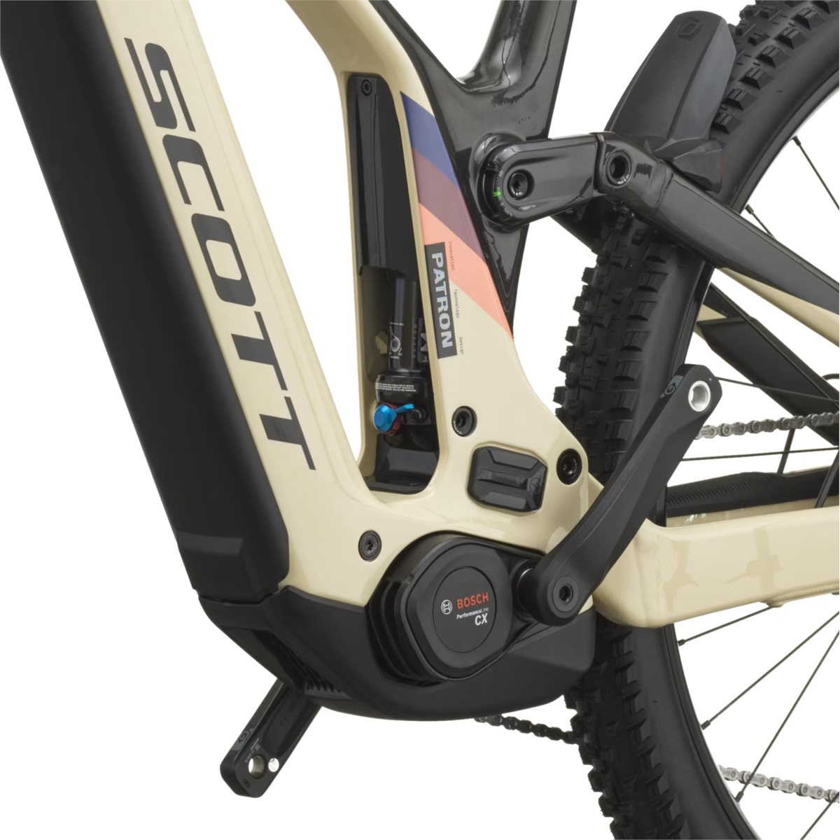 El MTB Scott Patron 30 Solitude Beige/Carbon Black
