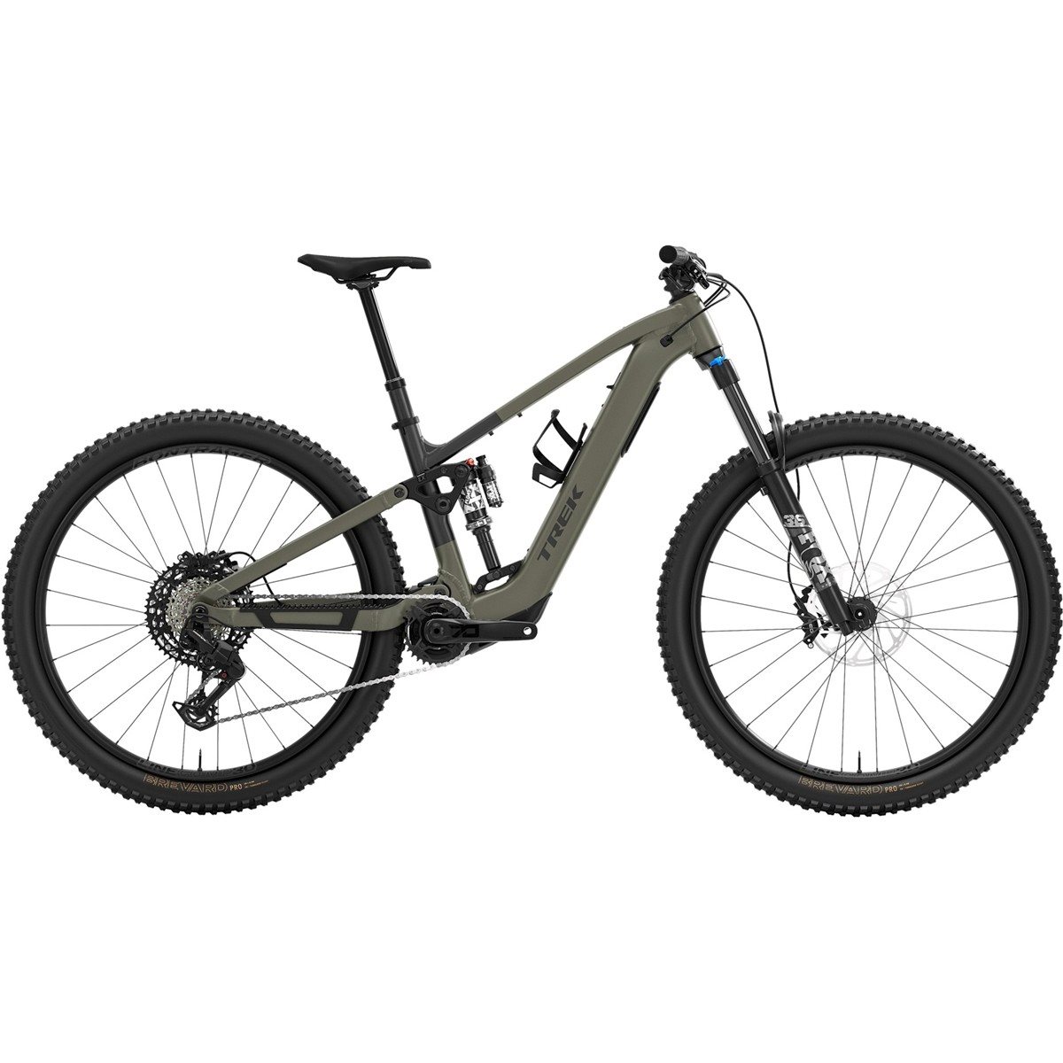 El MTB Trek Fuel+ EX 8 Gen 2 TQ 580 Wh Olive Grey/Black