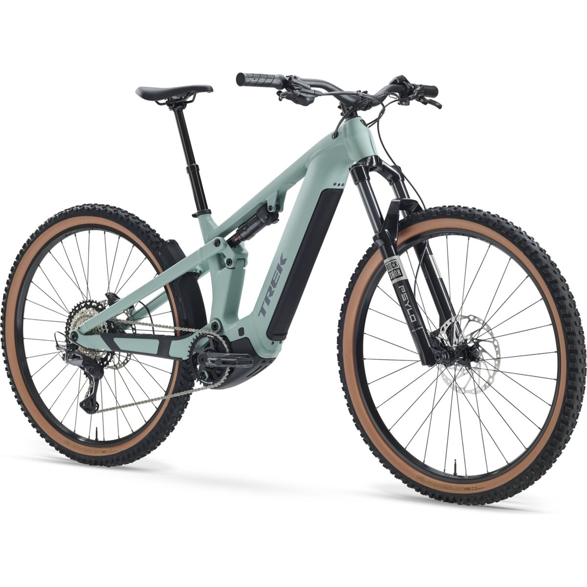 El MTB Trek Powerfly+ FS 5 Gen 4 800Wh Blue Sage/Catalina Fog