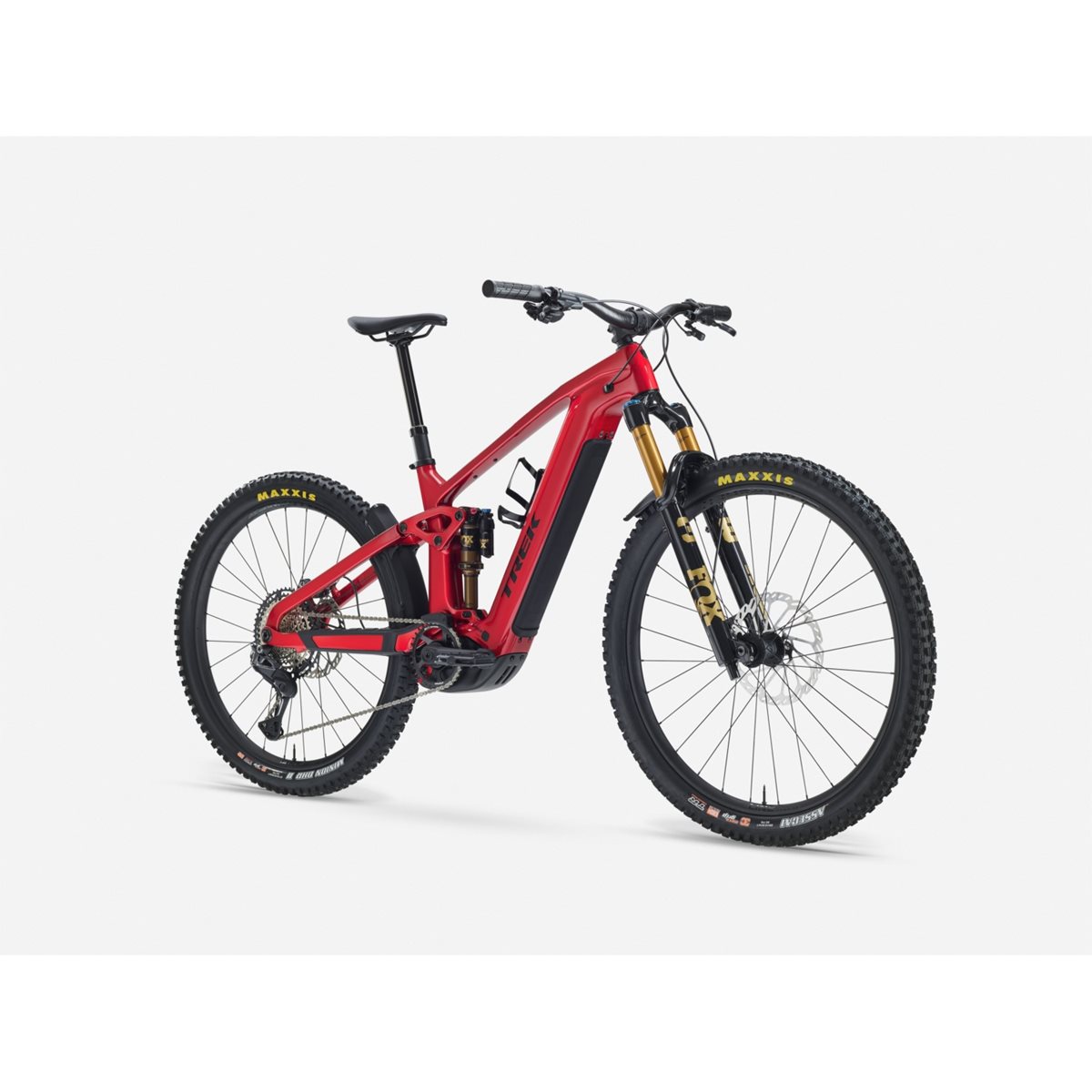 El MTB Trek Rail+ 9.8 Gen 5 Fury Red/Dark Star
