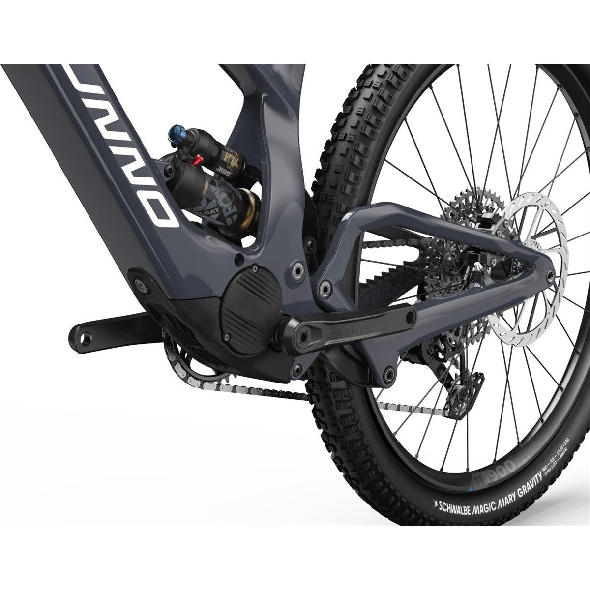 El MTB Unno MITH Race DJI Avinox M1 Silver