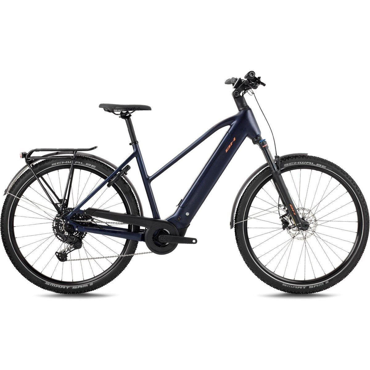 Elcykel BH Atom+ NX Jet Dark Blue/Golden/Dark Blue