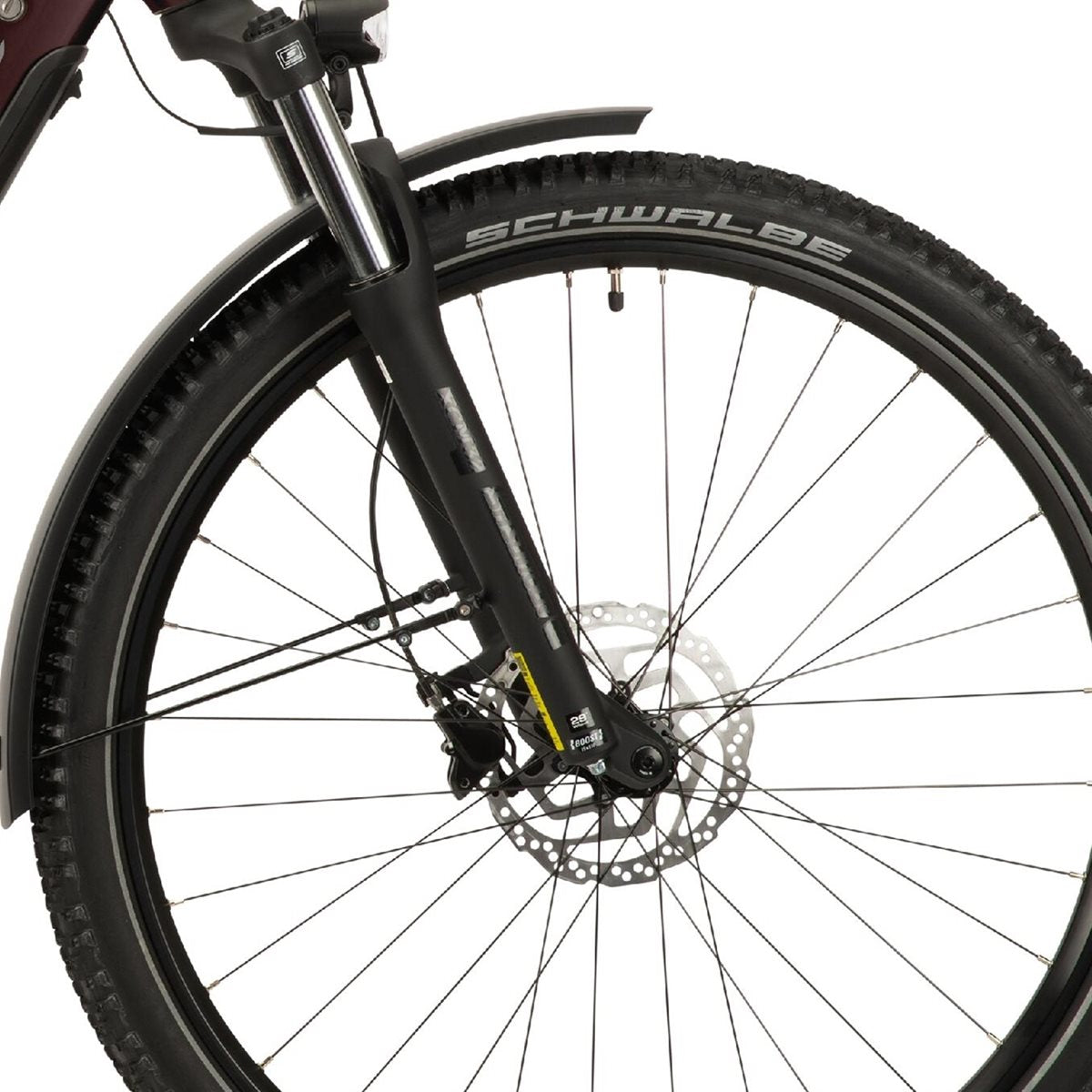 Elcykel Corratec E-Power MTC CX6 Gent Red-Brown/Dark Blue/Dark Silver