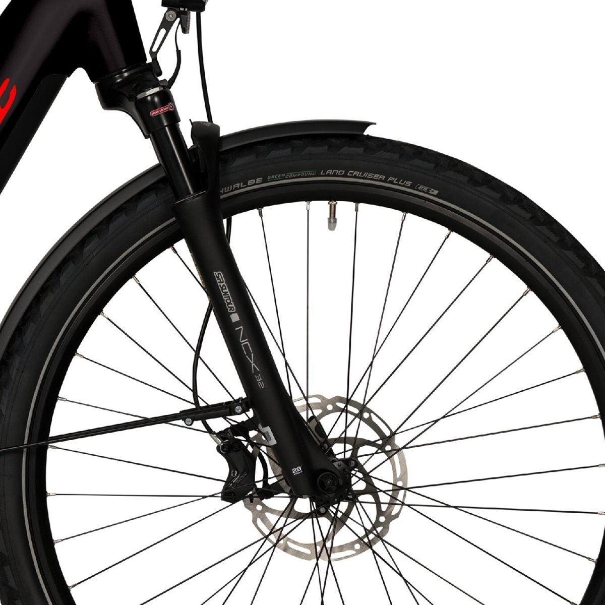 Elcykel Corratec E-Power Trekking 28 CX6 Gent Black/Red