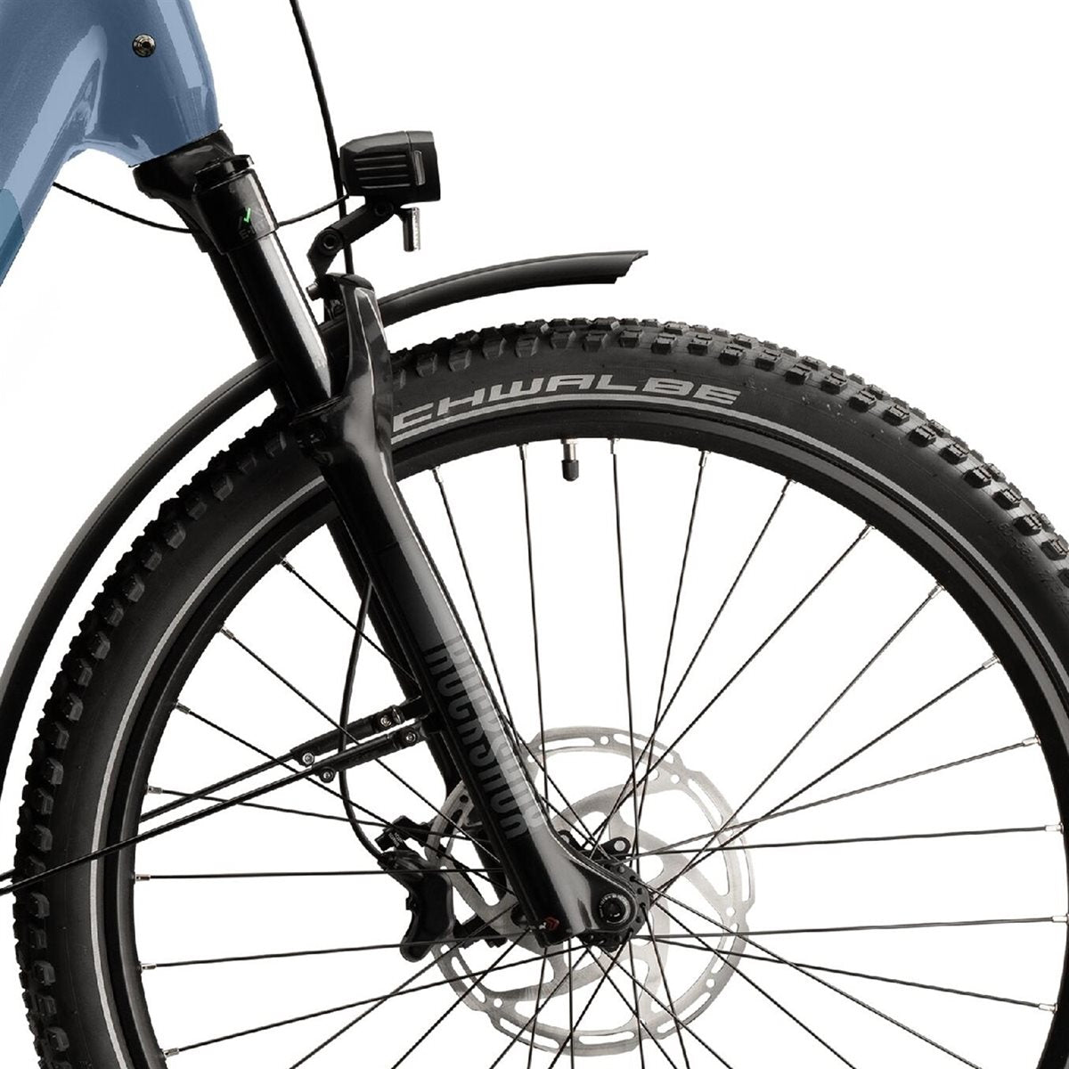 Elcykel Corratec E-Power Trekking 28 P6 8S Wave Blue Silver/Dark Blue-Grey