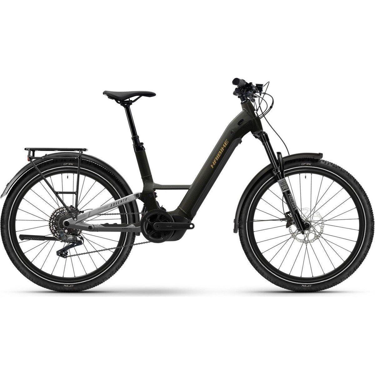 Elcykel Hybrid Haibike ADVENTR 6 Low Sparkling Black/Platinum Chrome