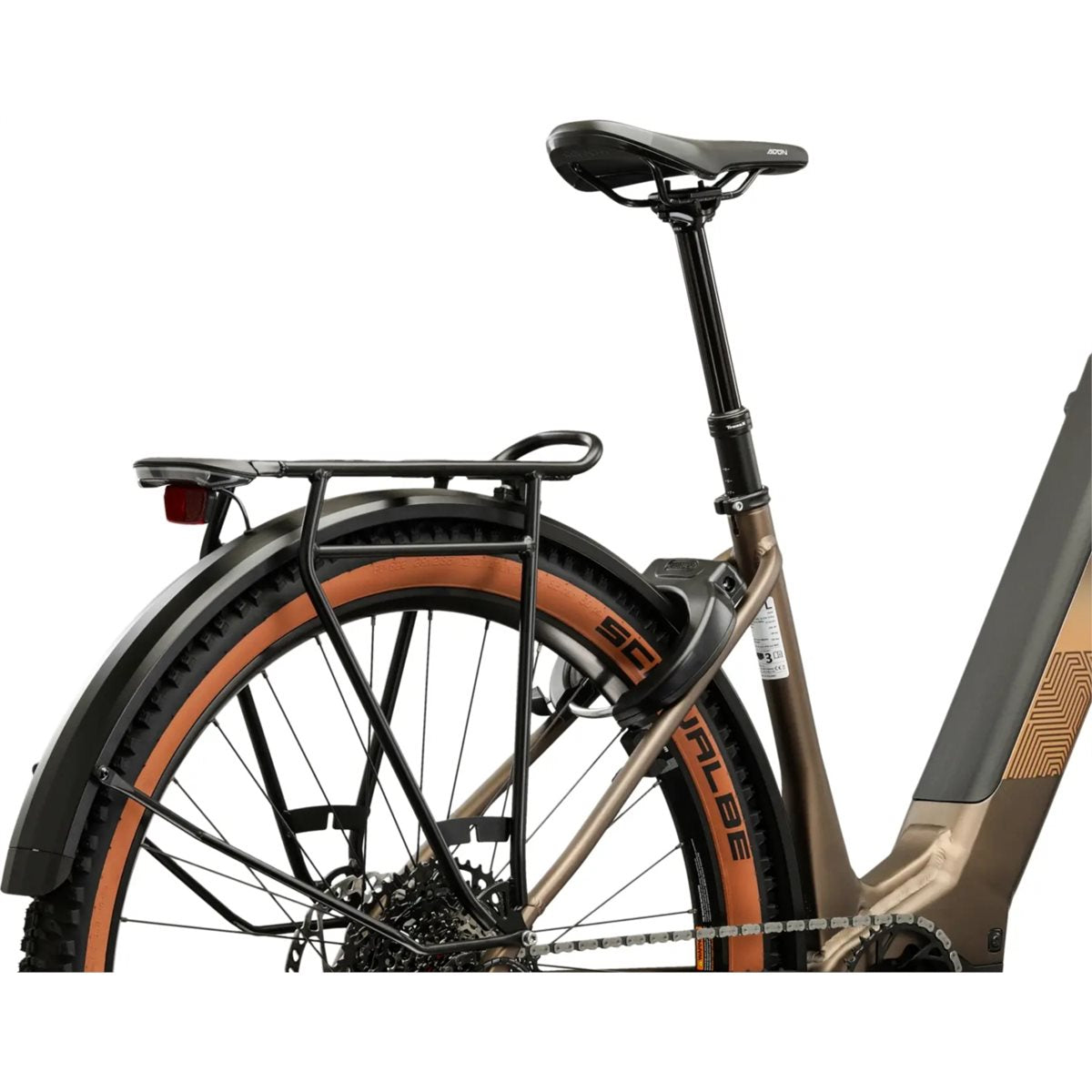 Elcykel Hybrid Kross Influx Suv 6.0 W 800 Brown/Yellow