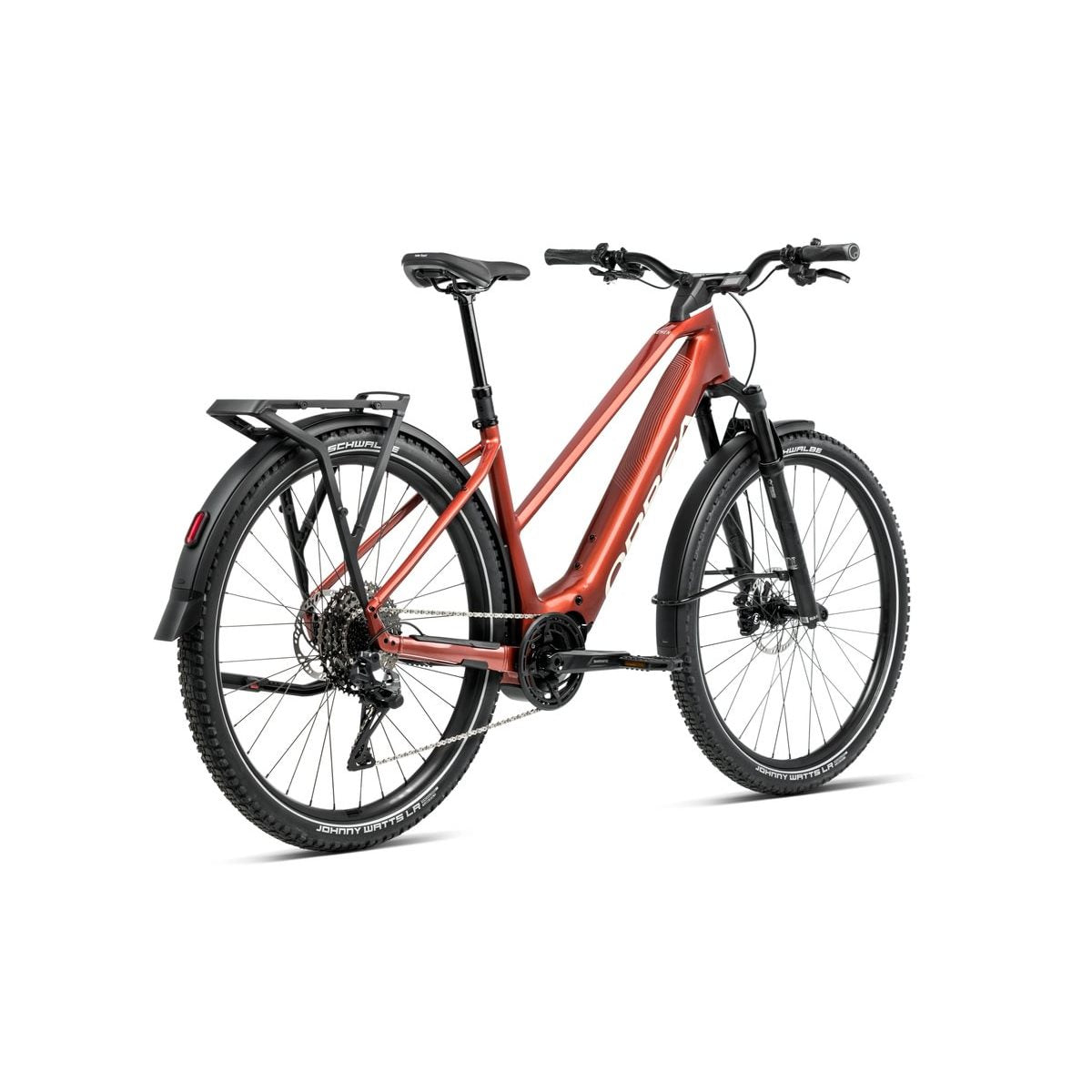 Elcykel hybrid Orbea Kemen Adv 10 Mid 630Wh Mars Red/Ivory White