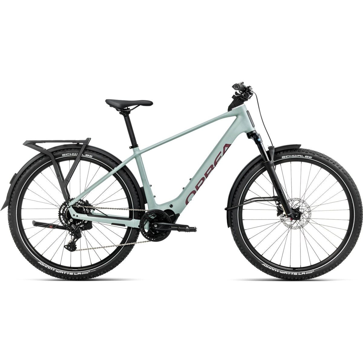 Elcykel hybrid Orbea Kemen Adv 30 540Wh Blue Stone/Brugundy