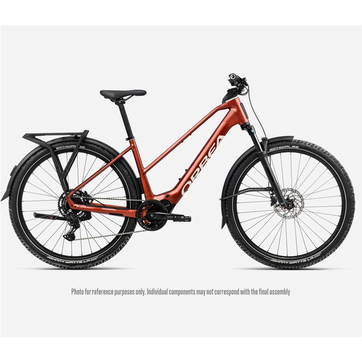 Elcykel hybrid Orbea Kemen Adv 30 Mid 540Wh Mars Red/Ivory White