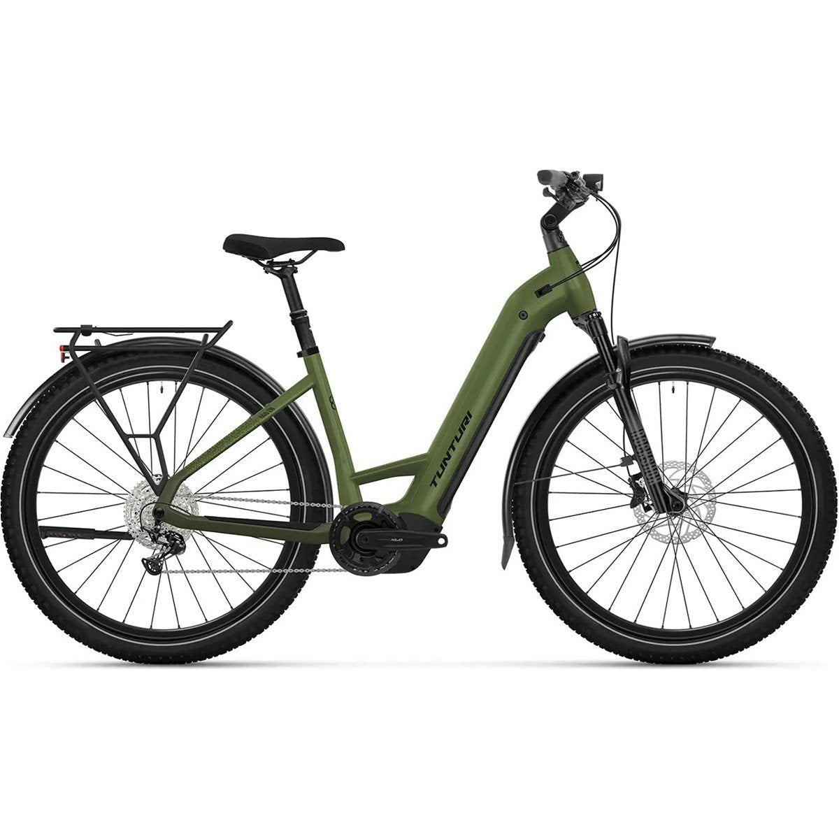 Elcykel Hybrid Tunturi Havu Low Moss Green/Black