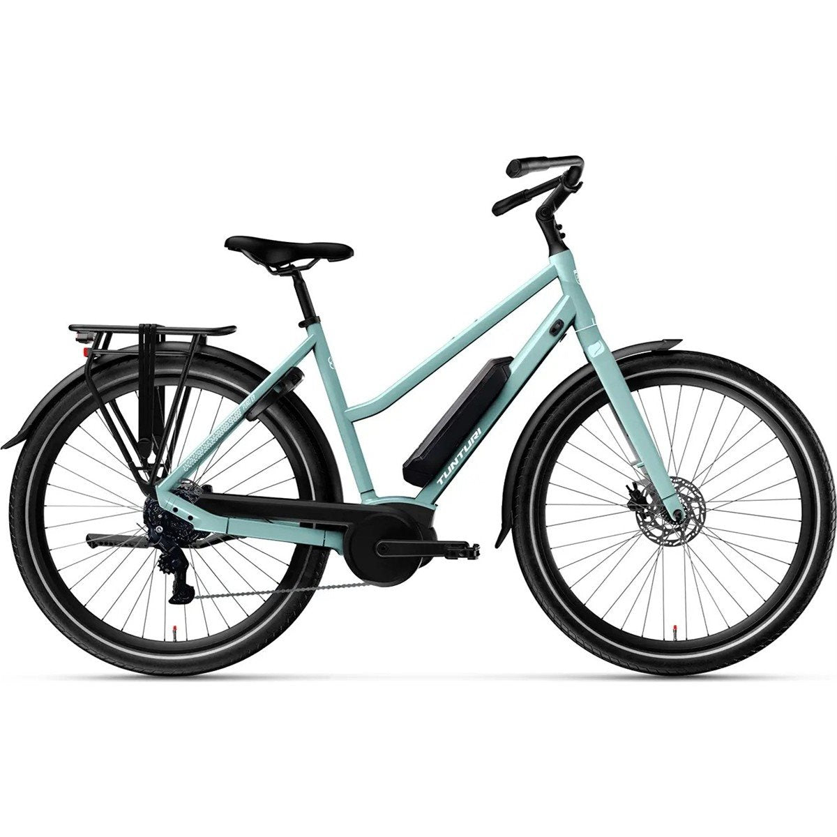 Elcykel Hybrid Tunturi Puro E9 Lady Turquoise/White