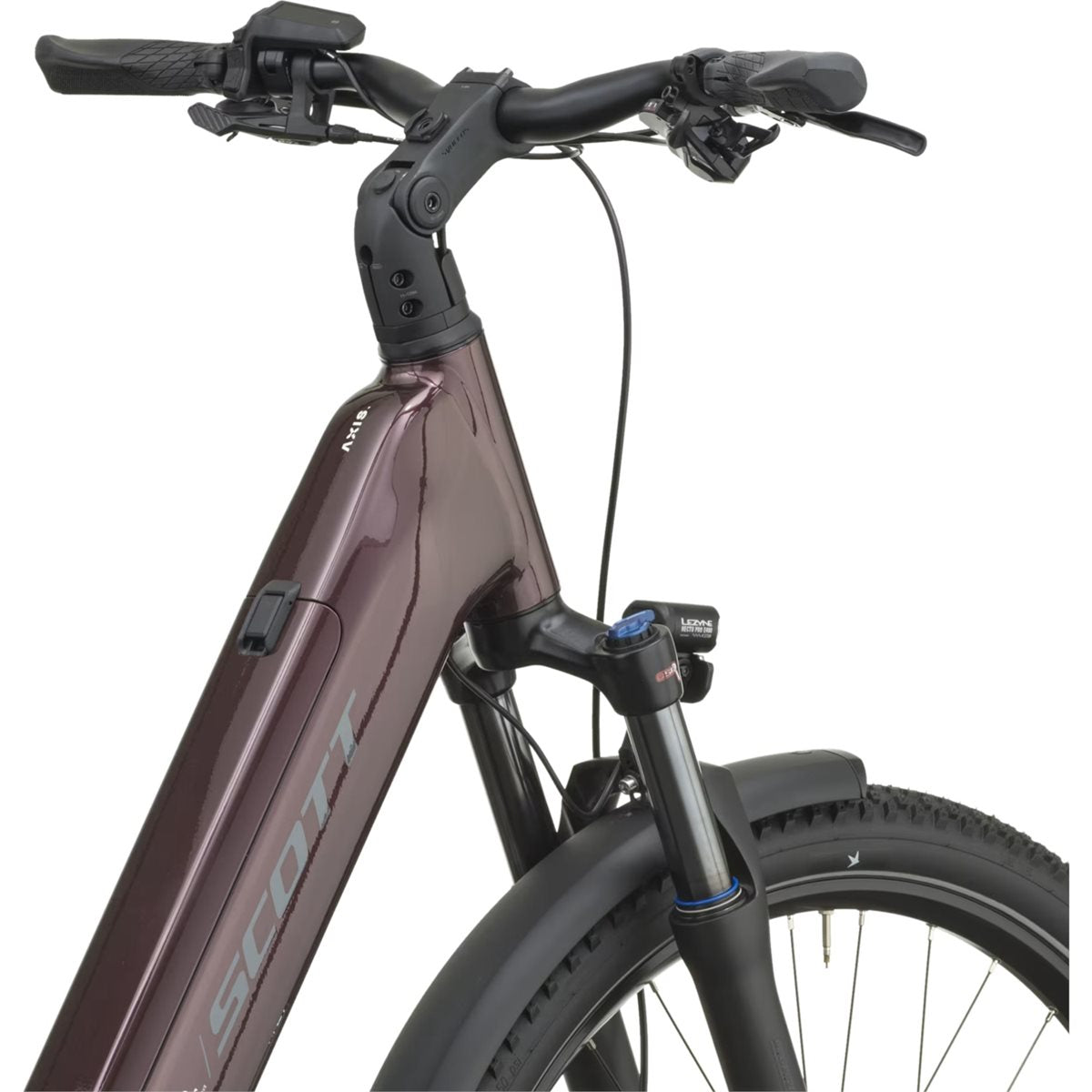 Elcykel Scott Axis 10 Wave Aubergine Red