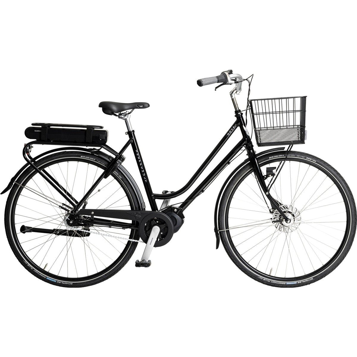 Elcykel Skeppshult Nova 7-Vxl Spegelsvart