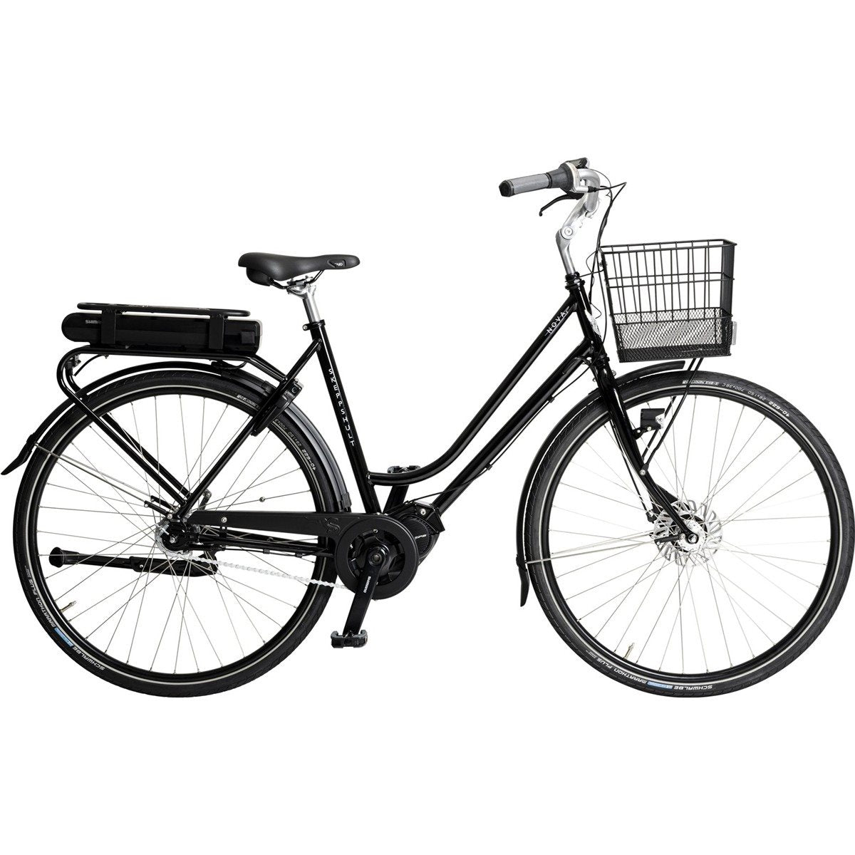 Elcykel Skeppshult NovaPremium 7-Vxl Spegelsvart