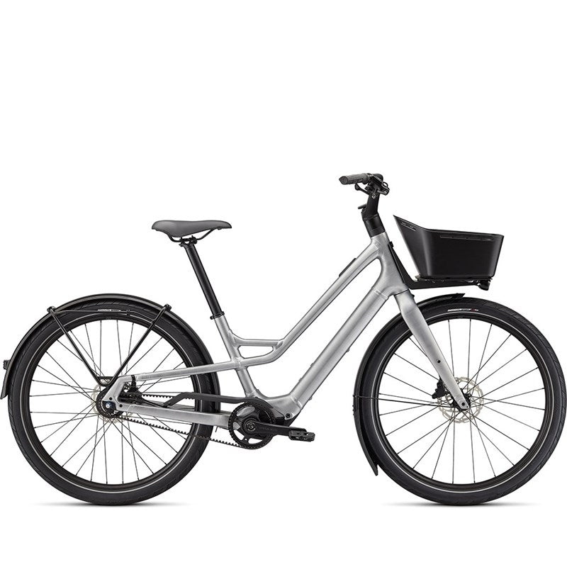 Elcykel Specialized Como SL 5.0 Brushed Silver / Transparent