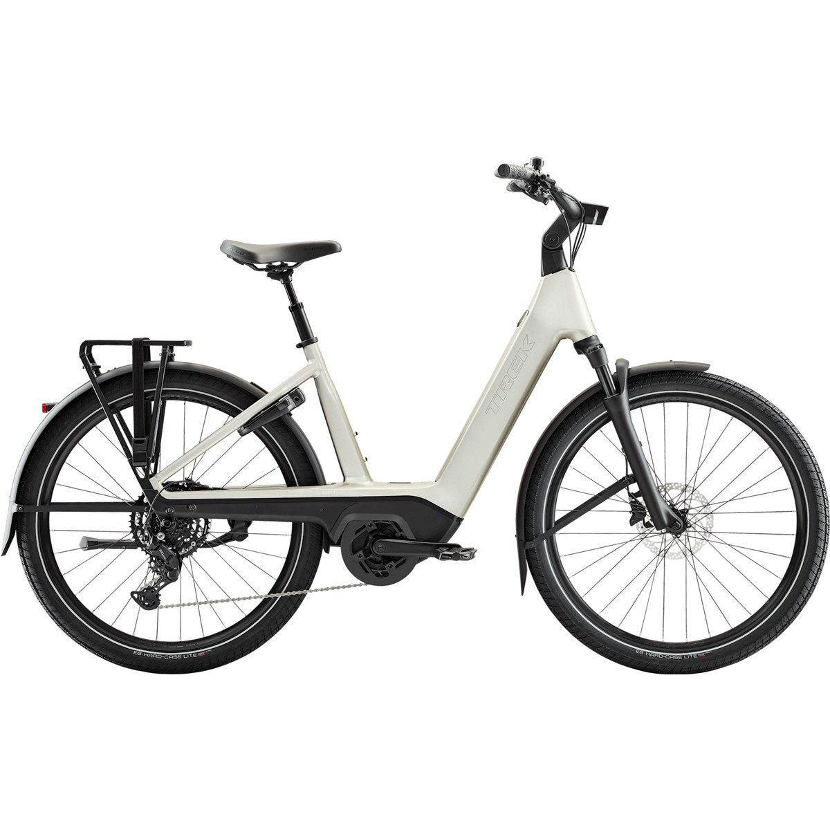 Elcykel Trek Charter+ 4 540Wh Lowstep Lunar Silver