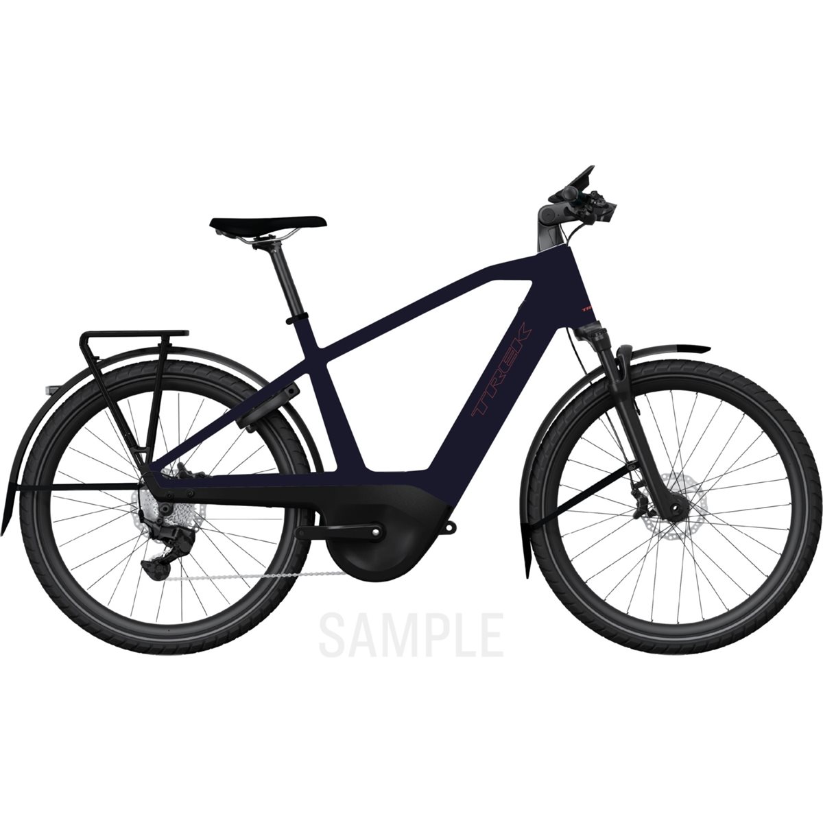 Elcykel Trek Charter+ 4 Nexus 5 Belt 540Wh Covellite Blue