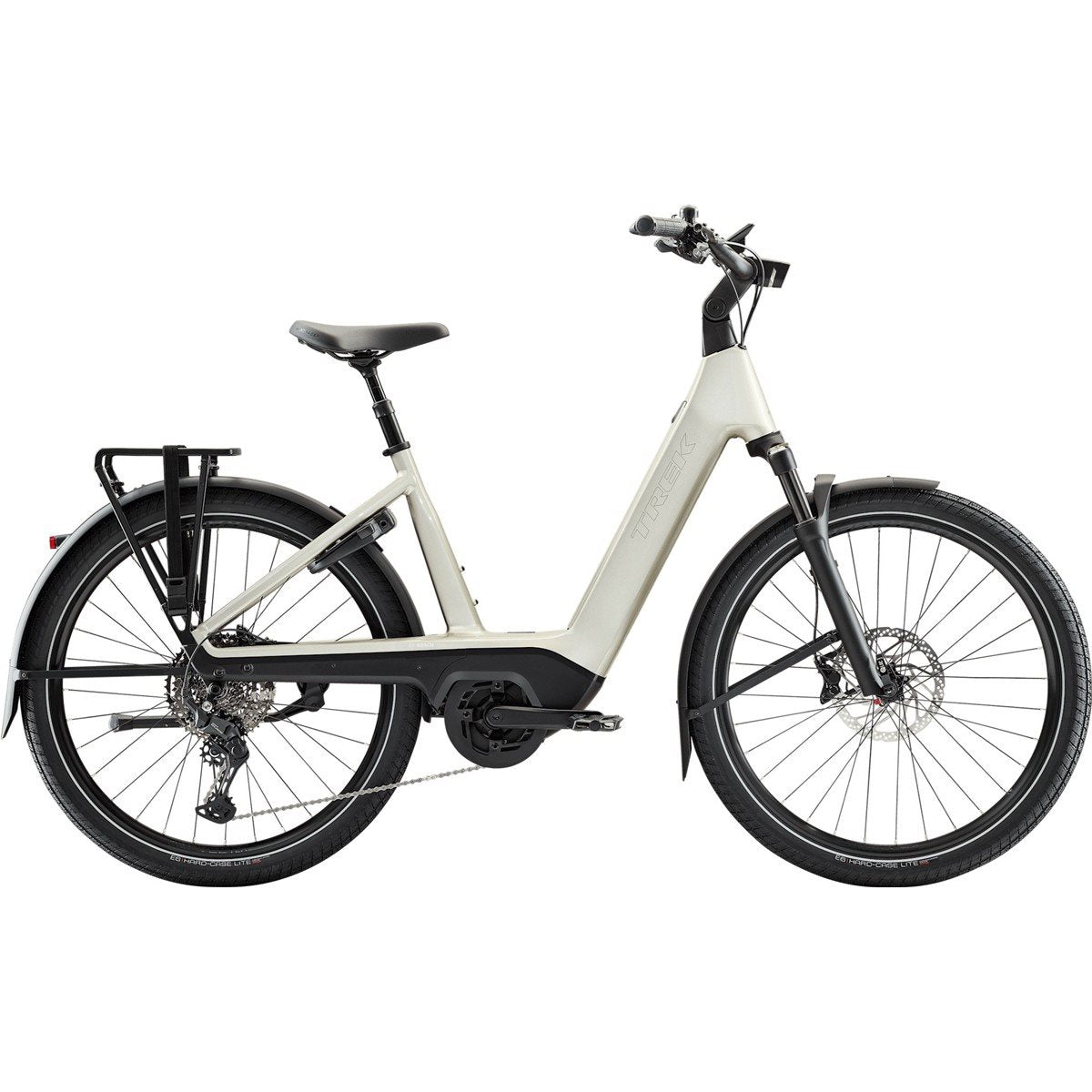 Elcykel Trek Charter+ 5 800Wh Lowstep Lunar Silver