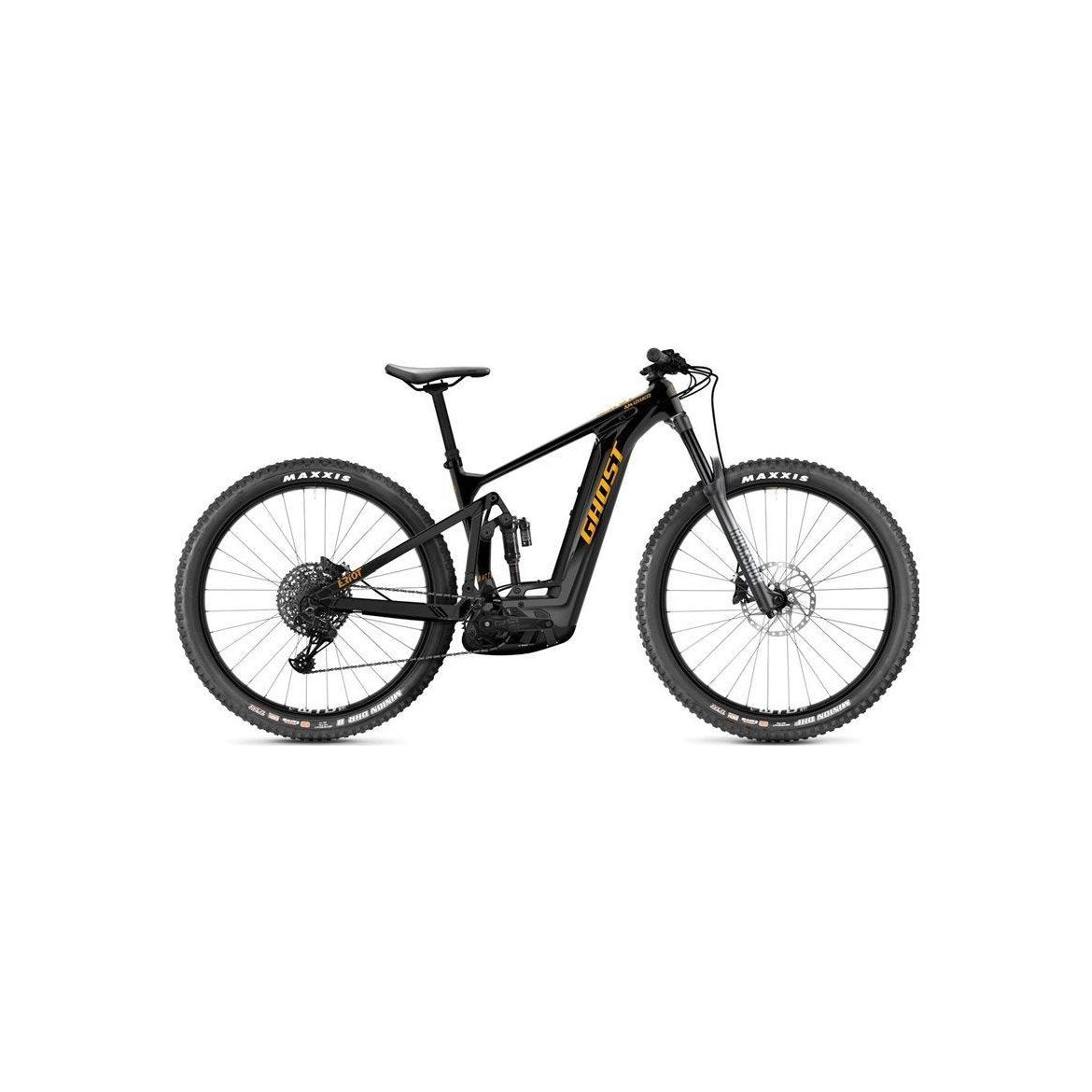 Ghost EL-MTB E-RiotAM CF Advanced Black/Dirty Orange Glossy/Matt