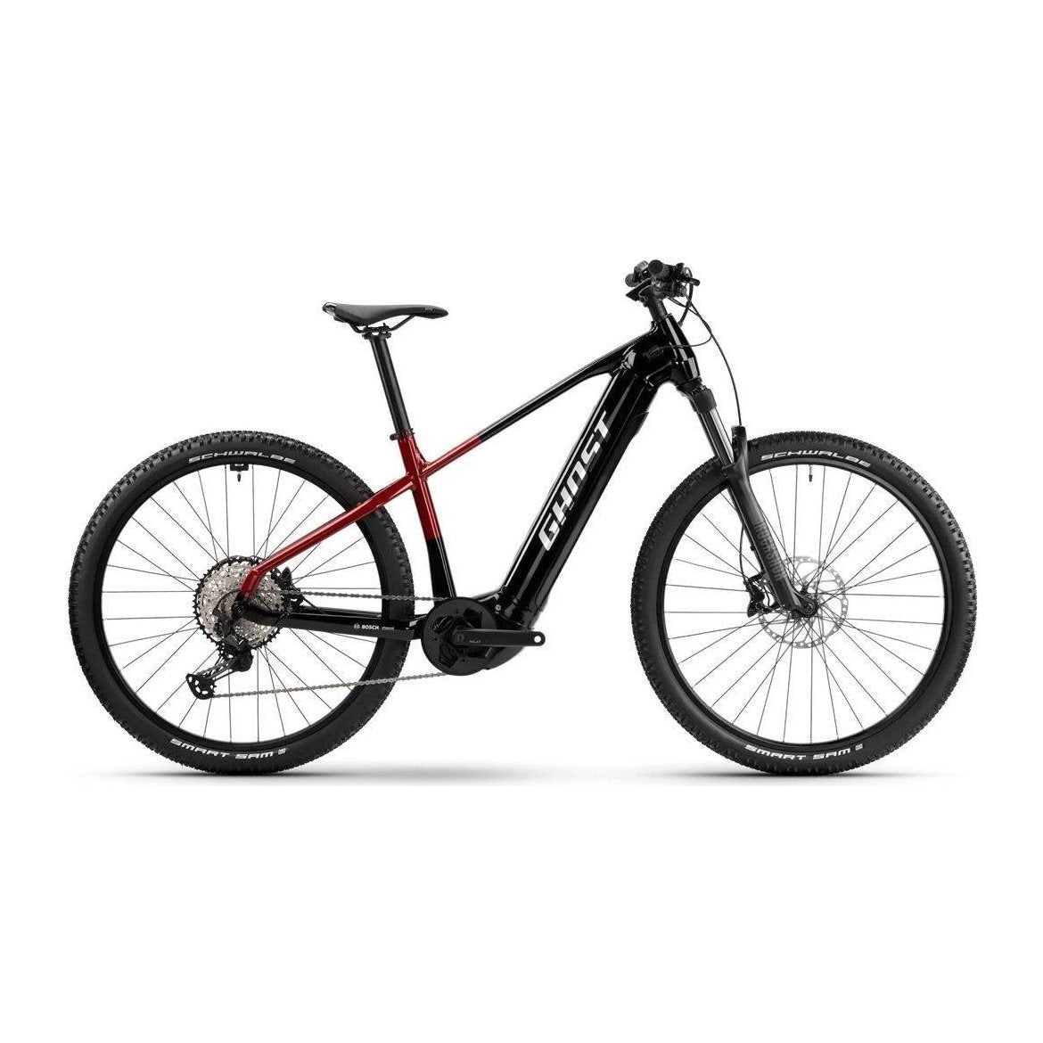 Ghost EL-MTB E-TeruPro Black/Pearl Deep Red Glossy