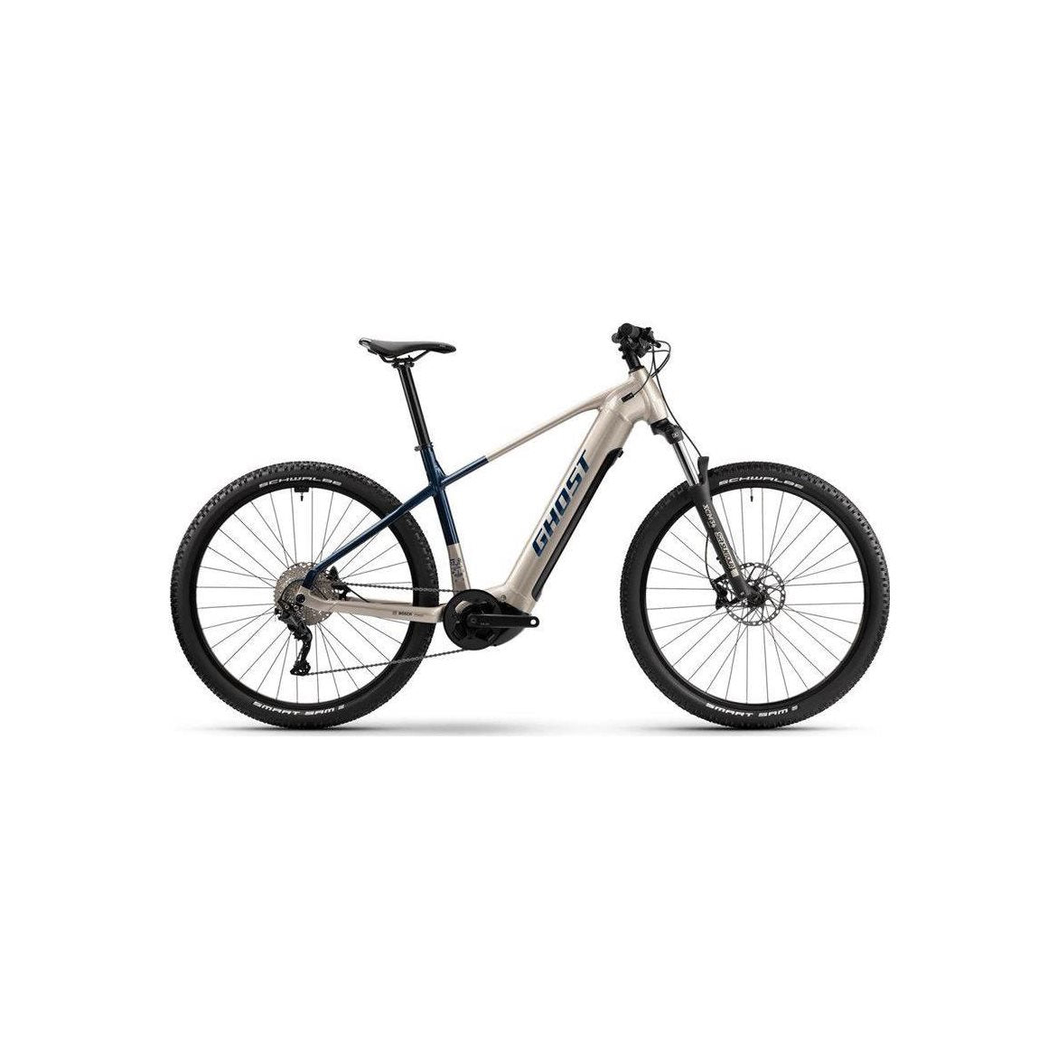 Ghost Elcykel Hybrid E-Teru B UniversalEQ Low Dam Grey/Blue Grå/sinin