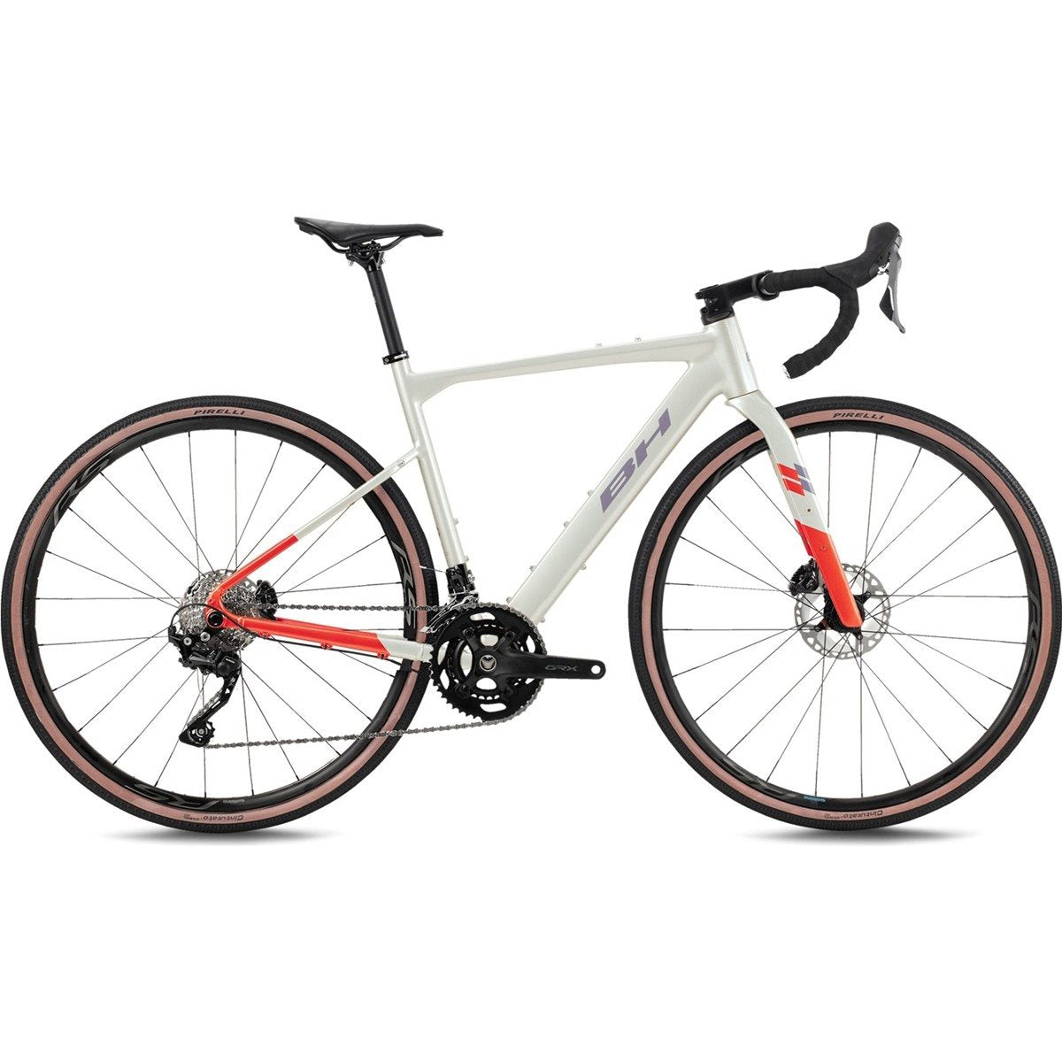 Gravel bike BH Gravelx Alu 1.0 Pale/Lavanda/Dark Red