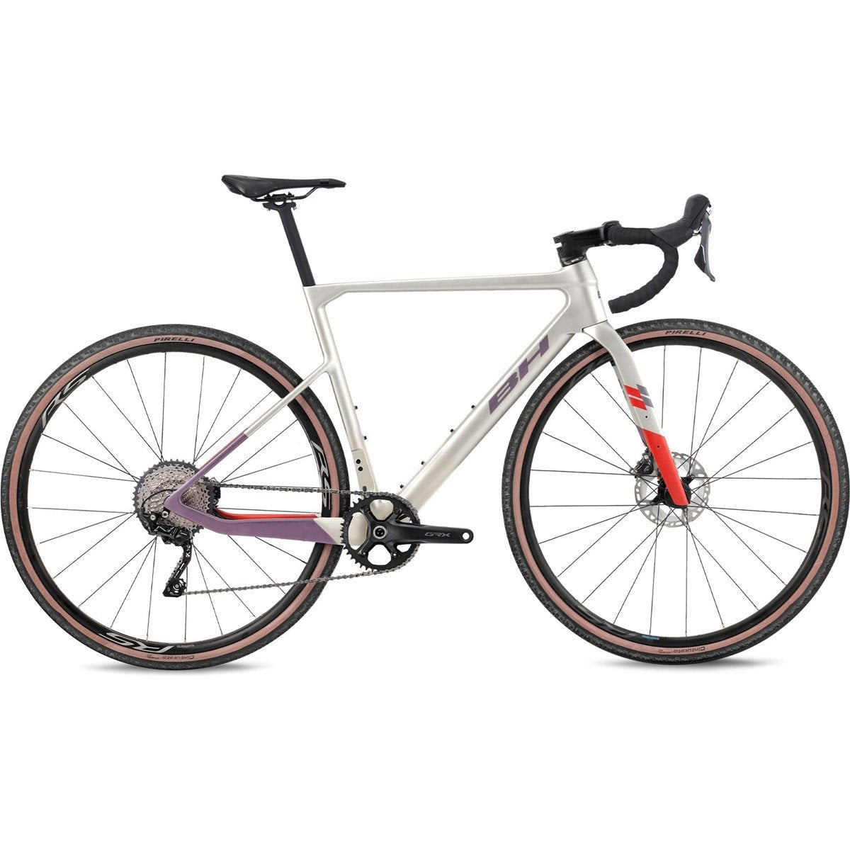 Gravel bike BH Gravelx Evo 3.5 R Pale/Lavanda/Dark Red