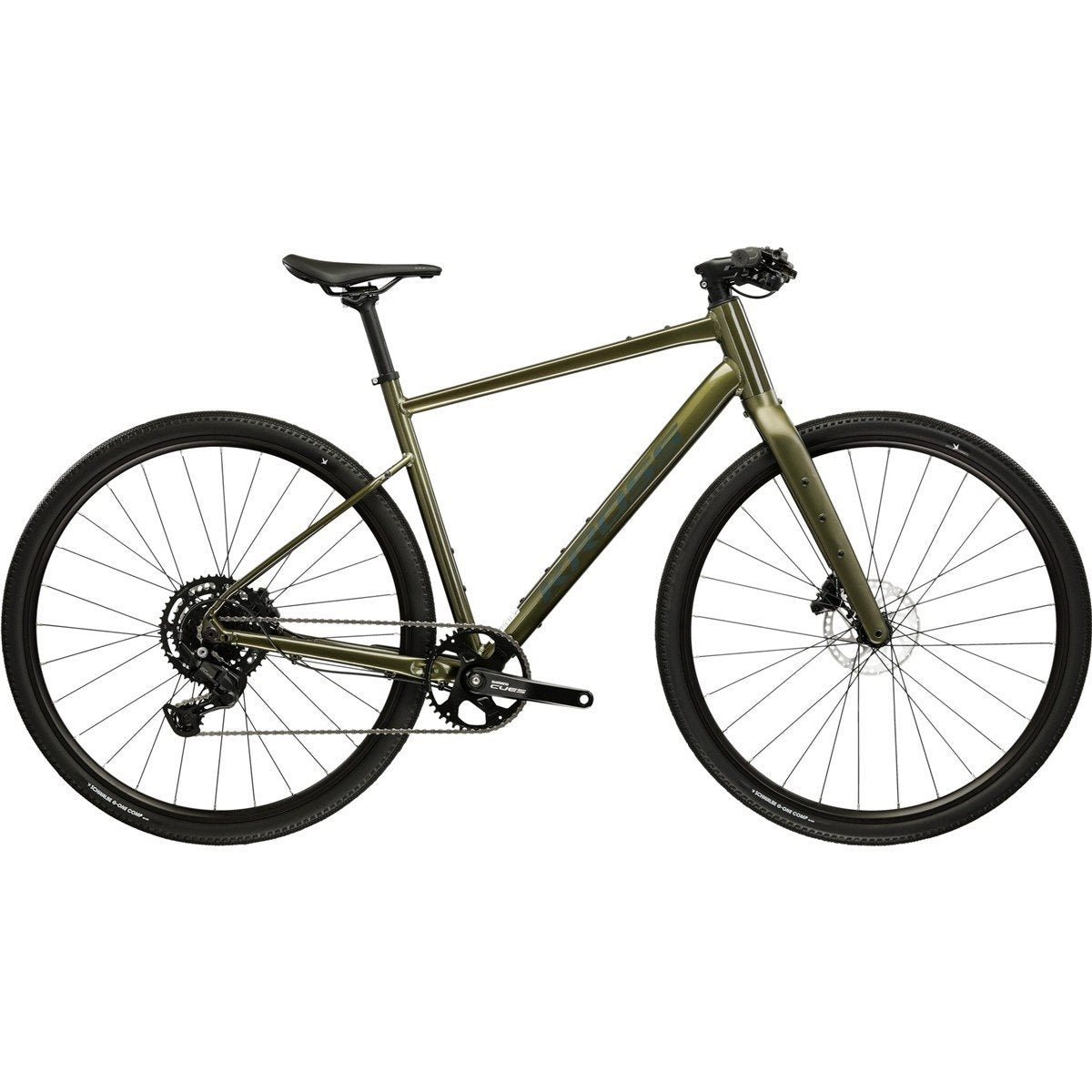 Gravel bike Kross Esker 1.0 FL Green/Graphite