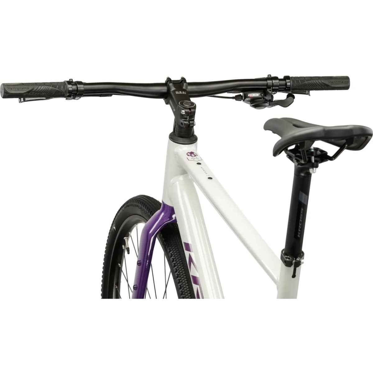 Gravel bike Kross Esker 1.0 FL Grey/Purple