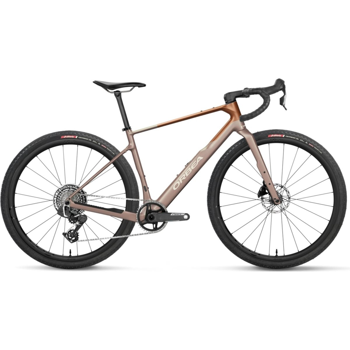 Gravel bike Orbea Terra M21eTeam 1X Nickel/Met Cinnamon