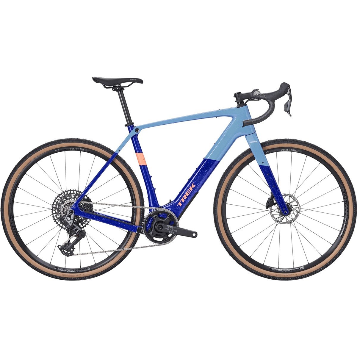 Gravel Bike Trek Checkpoint+ SL 6 AXS TQ 360 Wh Fjord Blue/Cobalt Blue
