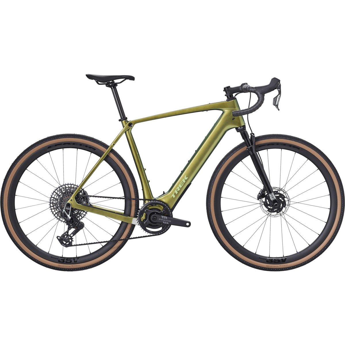 Gravel Bike Trek Checkpoint+ SL 7 AXS TQ 360 Wh Chameleon Green