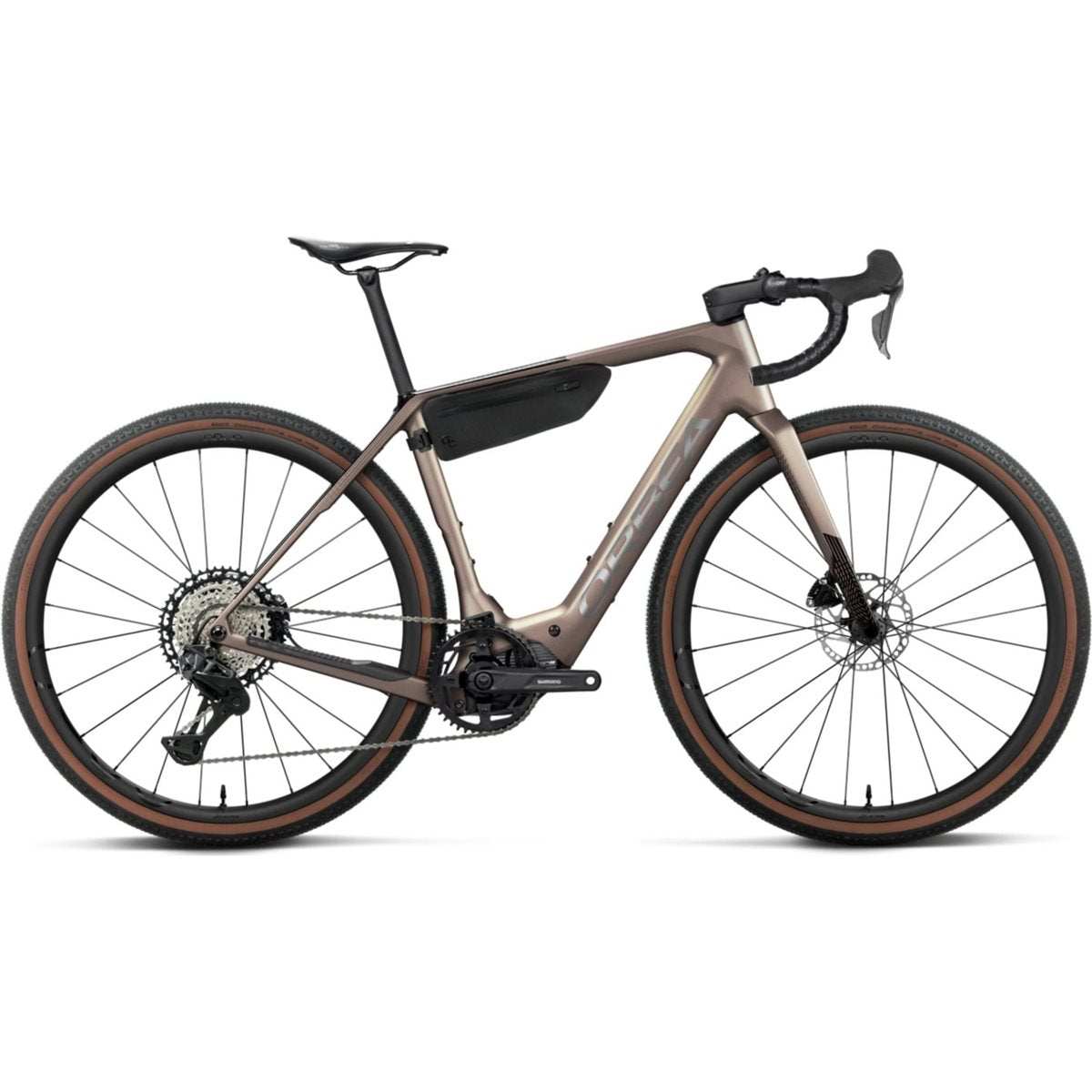 Gravel Elcykel Orbea Denna M20i Nickel Matt/Carbon Raw Gloss