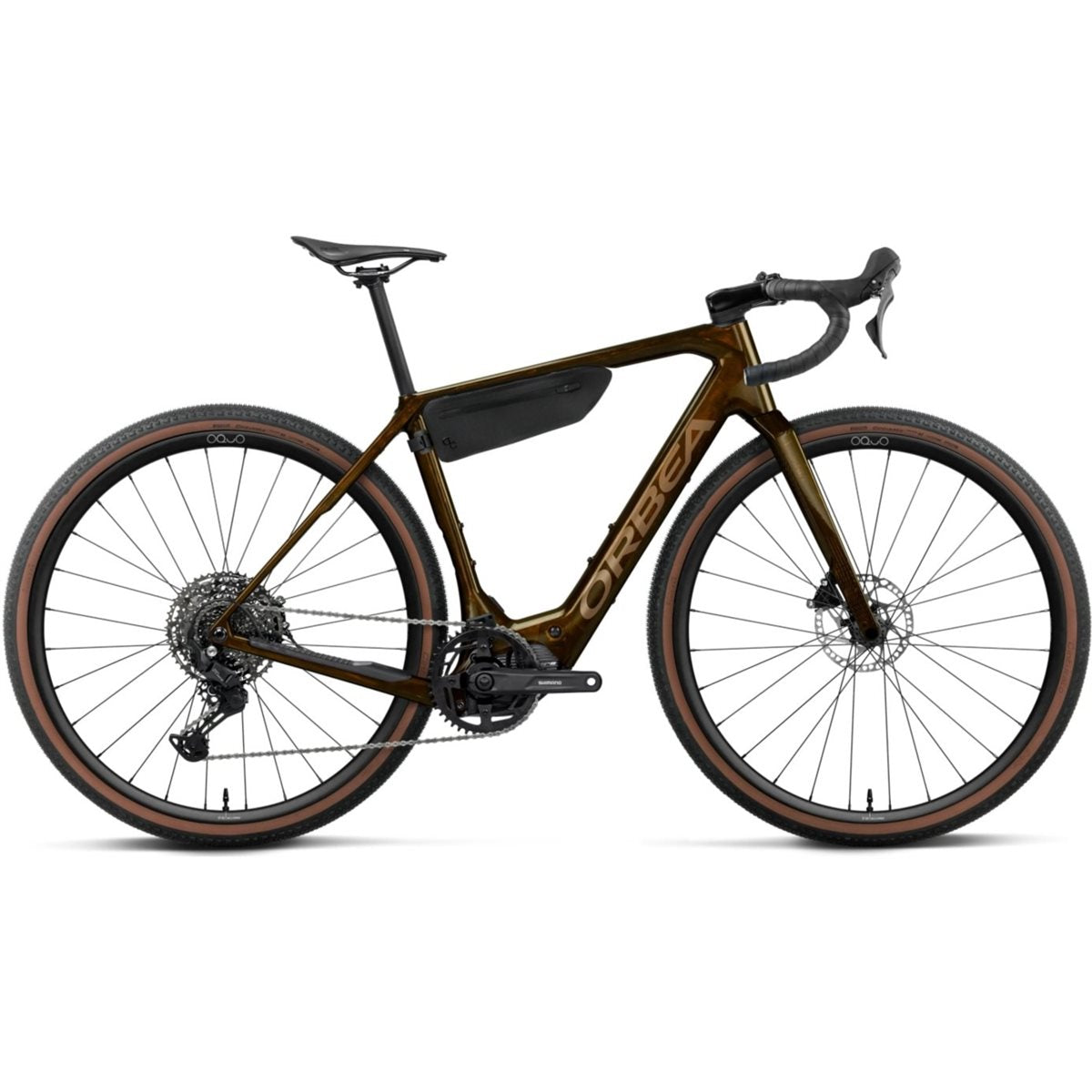 Gravel Elcykel Orbea Denna M40 Caramel Carbon/Metallic Gold