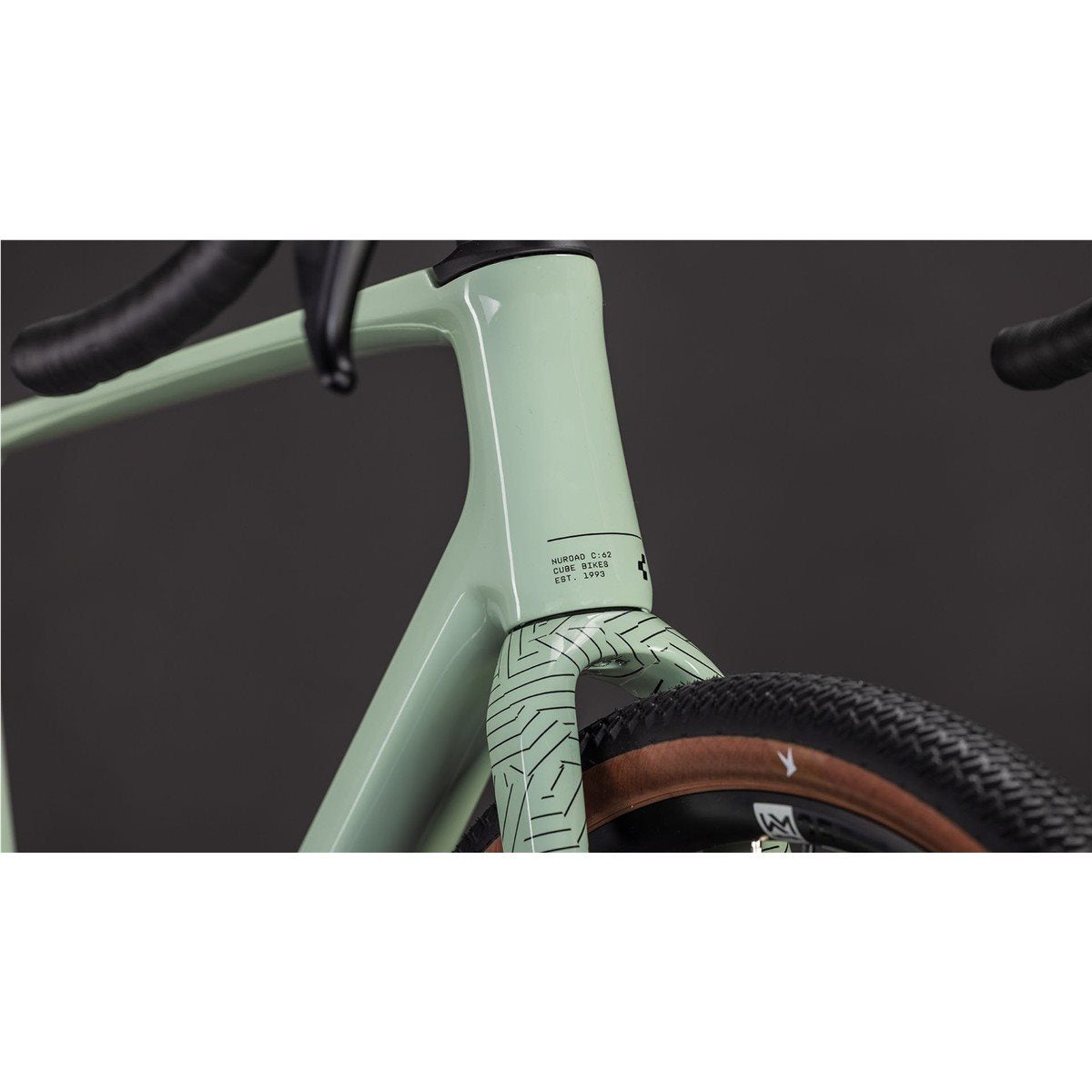 Gravelbike Cube Nuroad C:62 ONE GRX 1x12s Aloegreen/Black