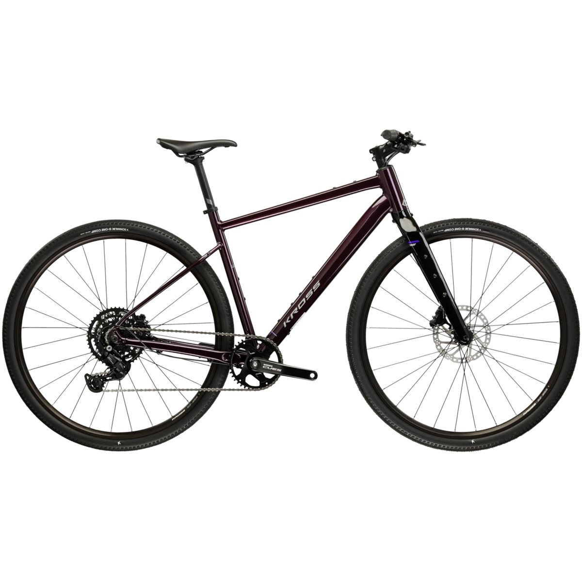 Gravelbike Kross Esker G100 FL Violet/Black/Silver