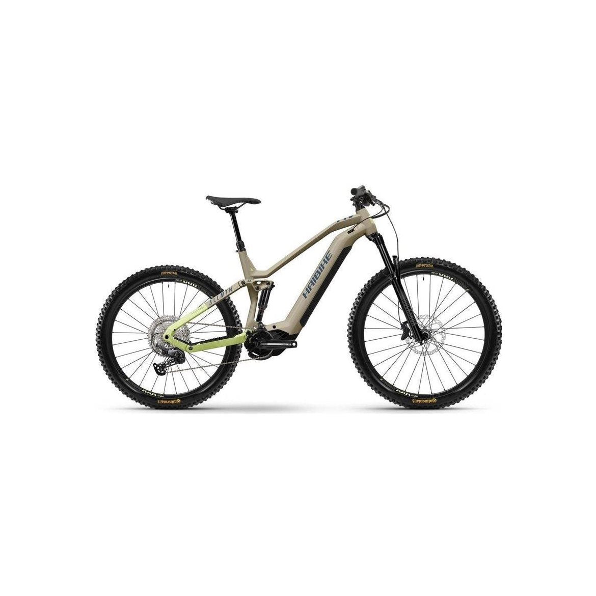 Haibike El MTB AllMtn 3 Coffee/Green/Blue Gloss