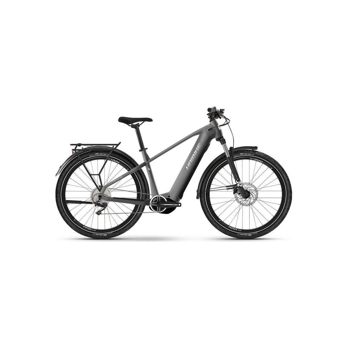 Haibike Elcykel hybrid Trekking 4 High Dark Silver/Pearl Matt