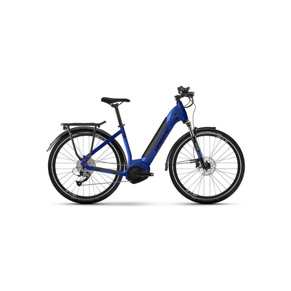Haibike Elcykel hybrid Trekking 4 Low Gloss Matt Blue/Blk