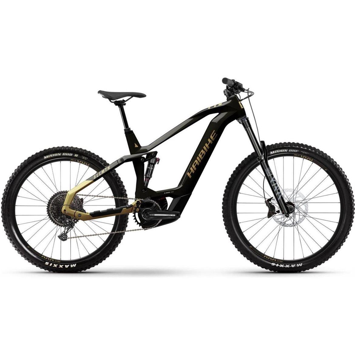 HAIBIKE MTB AllMtn CF 8 Black/Gold Gloss