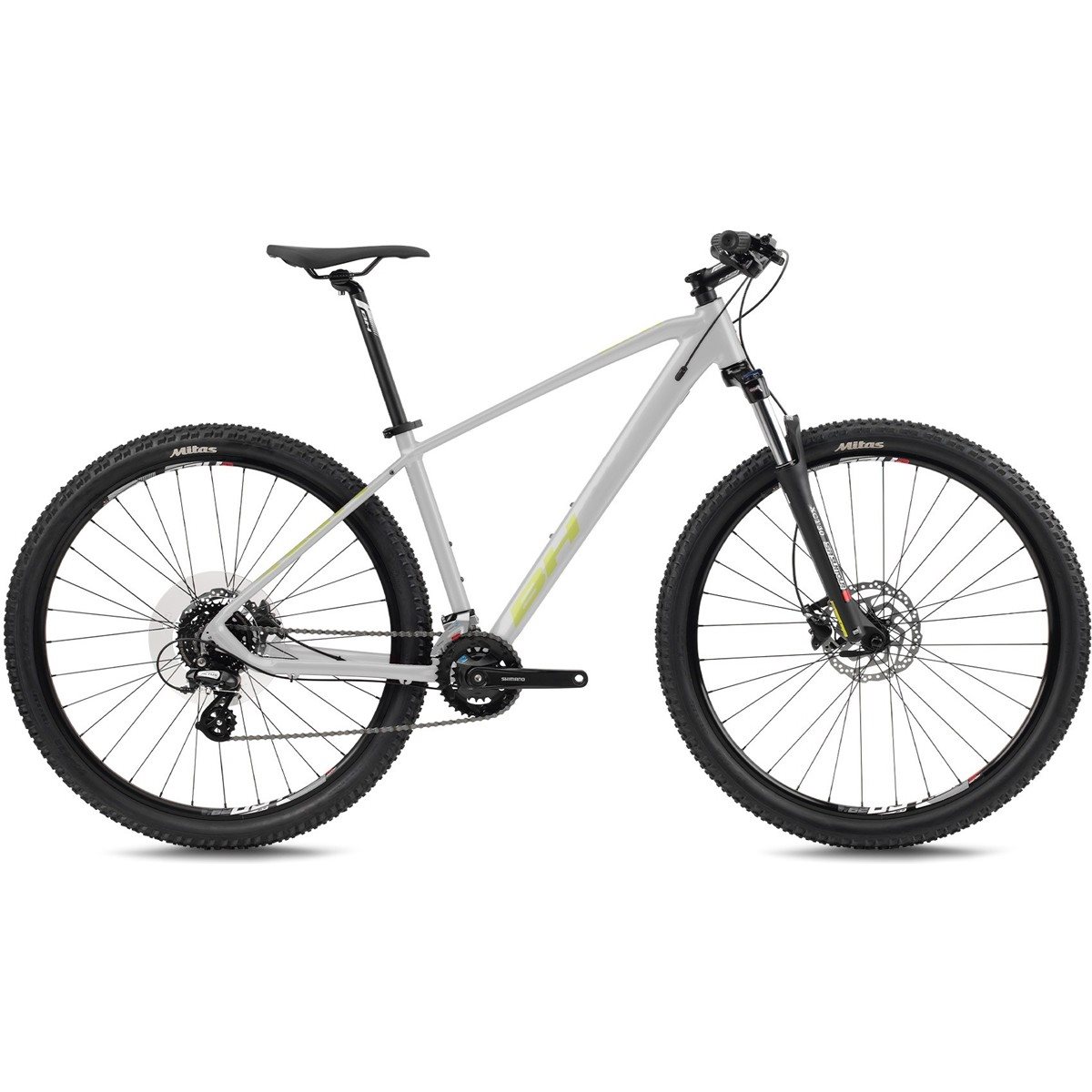 Hardtail MTB BH Spike 2.0 Light Grey/Lime/Lime