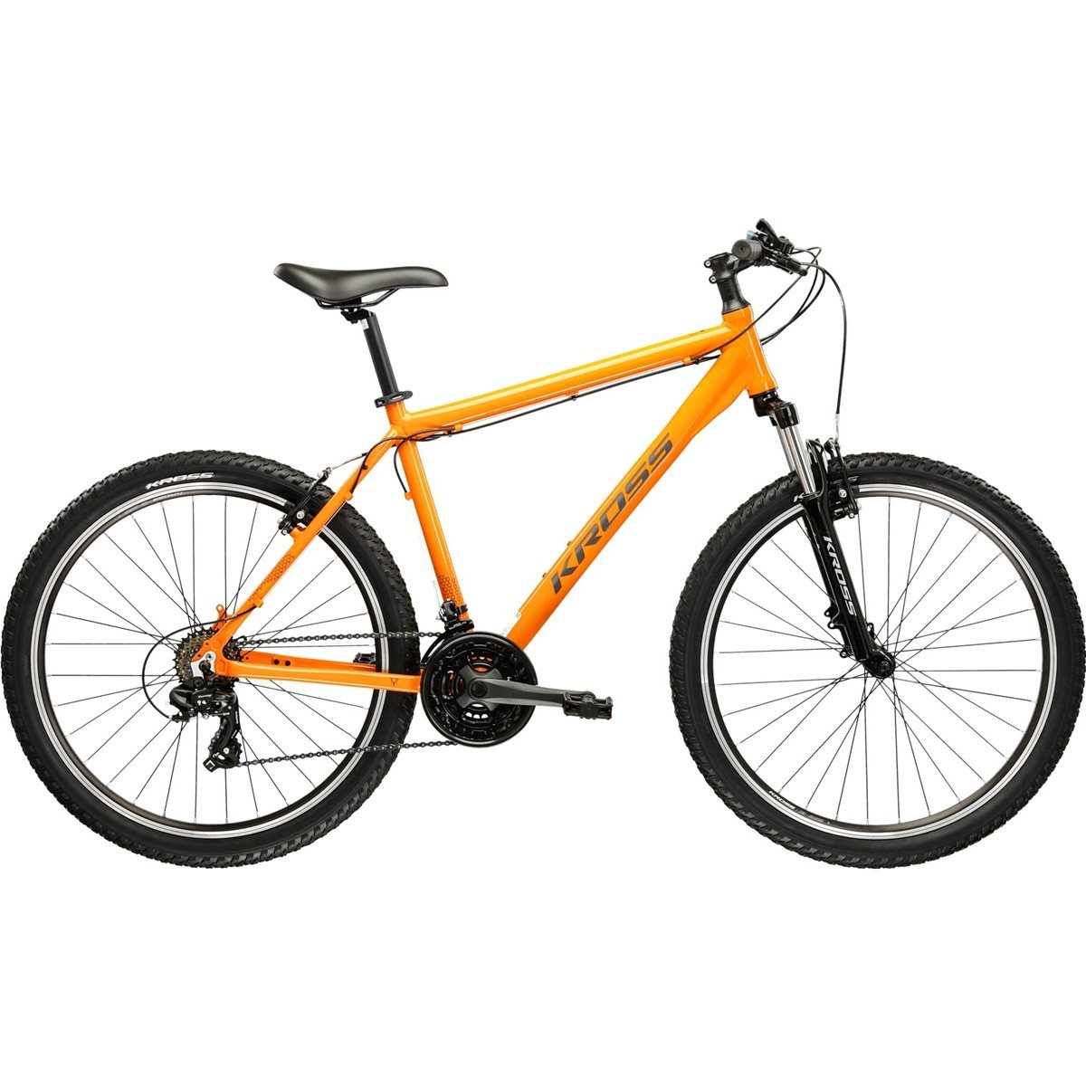 Hardtail MTB Kross Hexagon 1.0 Orange/Graphite
